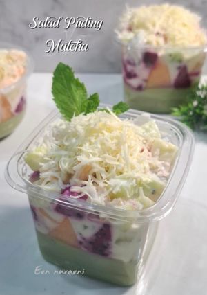 Foto resep Salad Puding Matcha
