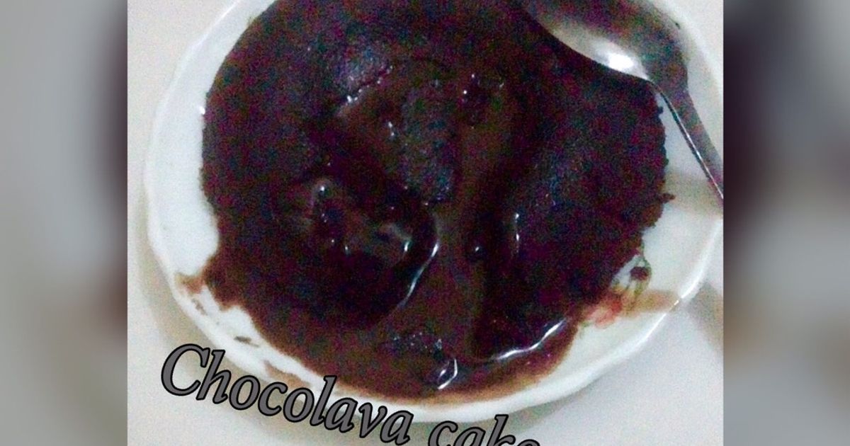 Resep Chocolava Cake Simple oleh Vithasari - Cookpad
