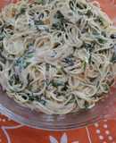 Espaguetti al ciboulette