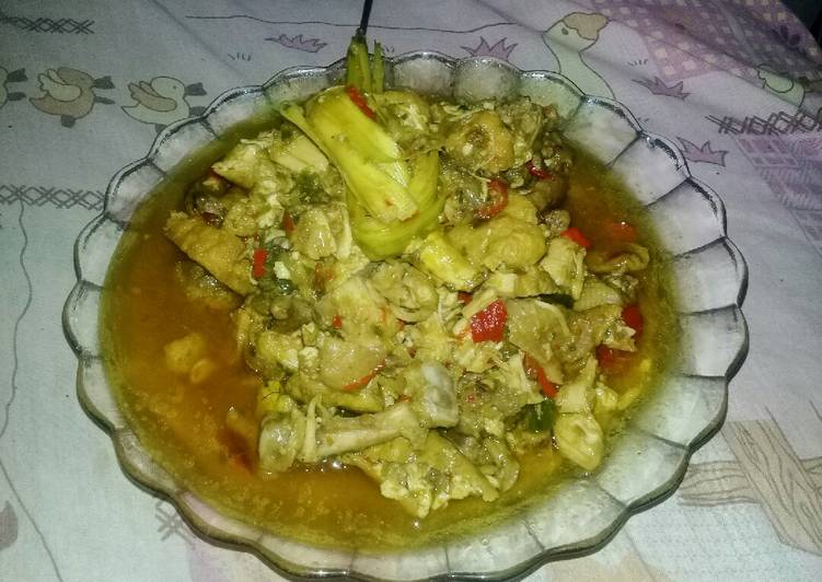Oseng pedas ayam+tahu