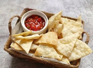 Foto resep Nachos Saus Salsa