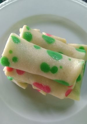 Foto resep Dadar gulung polkadot