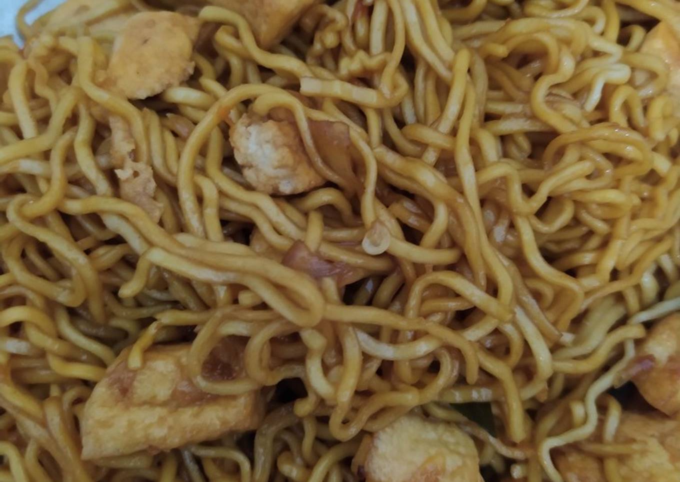 Sambal goreng mie dan tahu