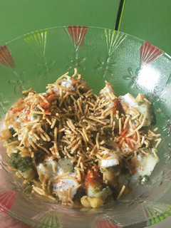 A picture of Spicy Dhania Aloo Chaat😋.