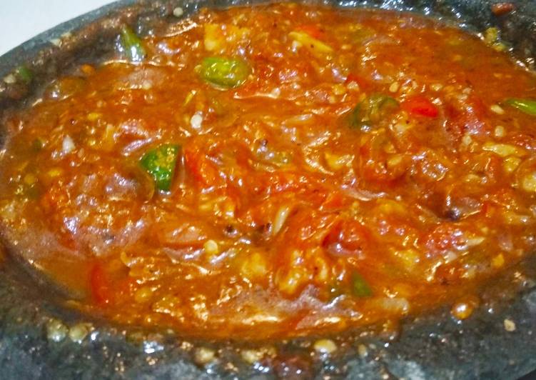 Langkah Mudah untuk Membuat Sambal Lamongan (special jeruk purut) Anti Gagal