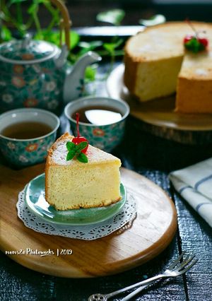 Foto resep Double Cheese Chiffon Cake