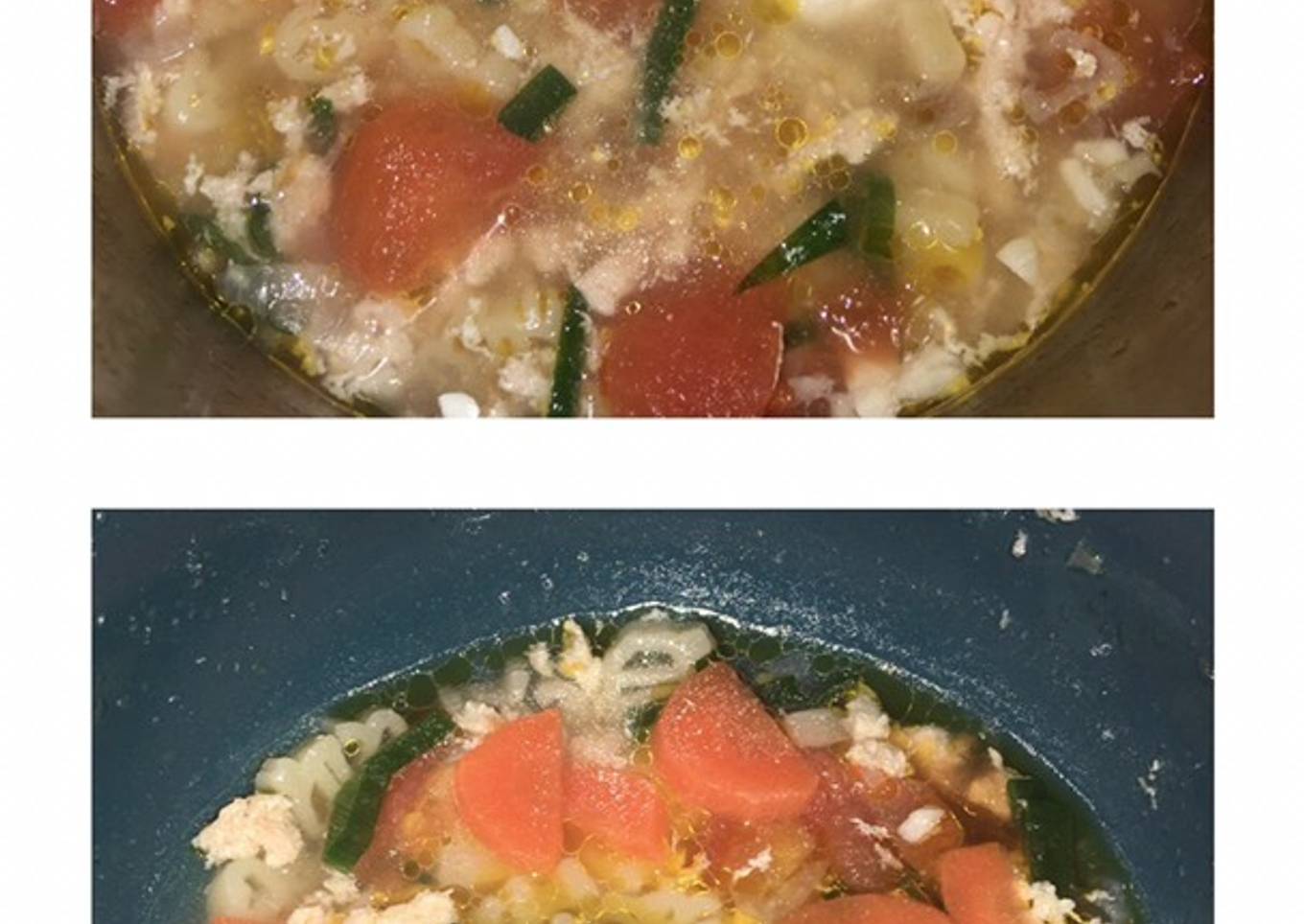 Soup makaroni ayam *mpasi11mo*