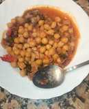 Garbanzos fáciles bajos en sal