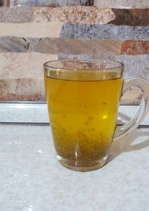 عکسی از دستور شربت زعفران و تخم شربتی خوشمزه😘