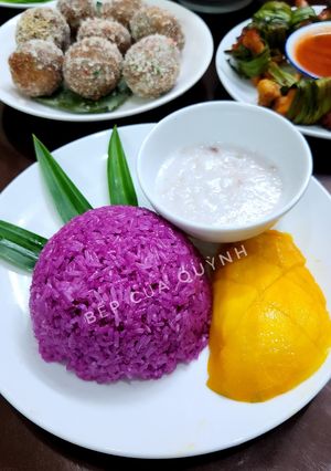 Hình của món Xôi xoài Thái Lan.