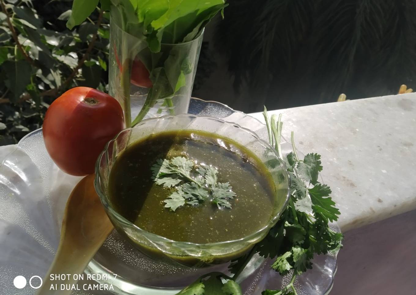 Mixed vegetables soup
