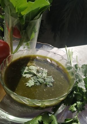 A picture of Mixed vegetables soup.
