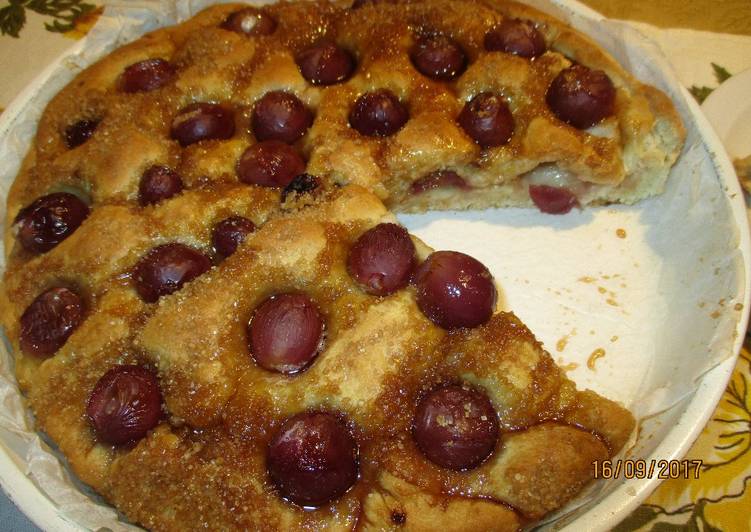 Schiacciata toscana con l'uva