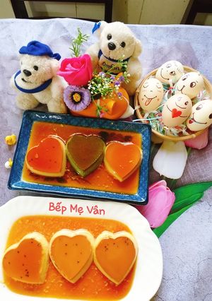A picture of Flan Made with Egg Yolks and Whole Milk.