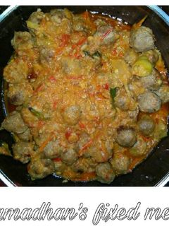 Foto resep Sambal Goreng Bola Daging