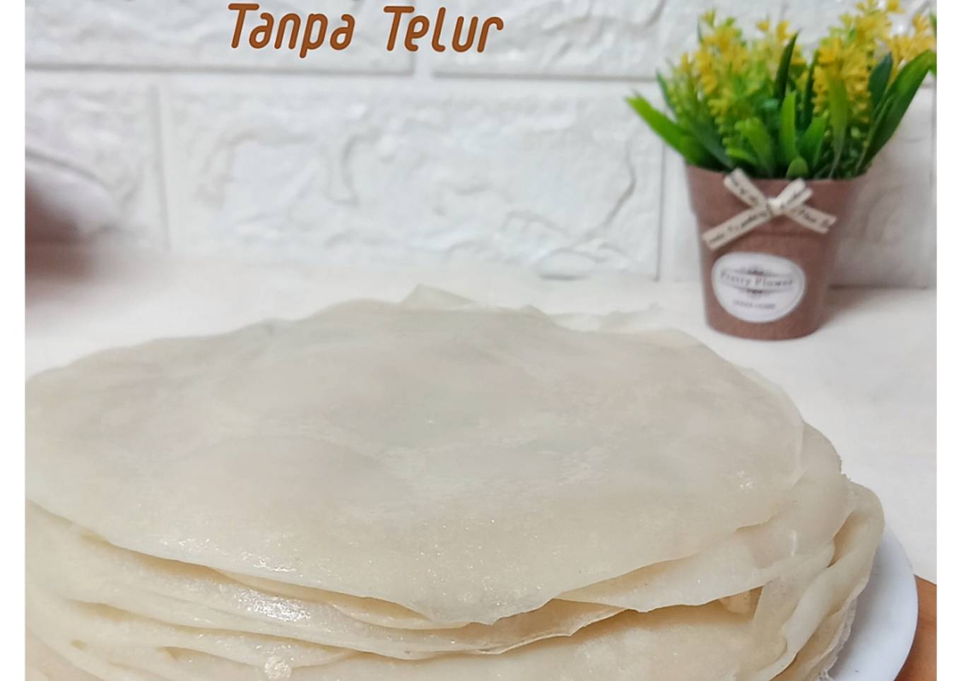 Kulit Risoles Tanpa Telur