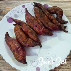 A picture of Air Fryer Roasted Sweet Potatoes.