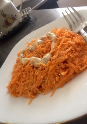 عکسی از دستور سالاد هویج