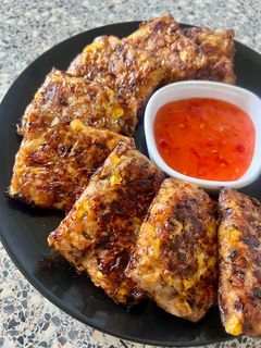 Hình của món Bánh Gà, Ngô, Nấm.