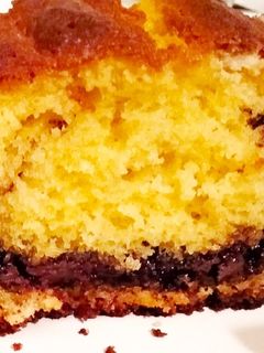 Une photo de Cake au yaourt à la pâte à tartiner