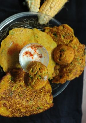 મકાઈના ચીલ્લાં(makai na chilla recipe in Gujarati) રેસીપી મુખ્ય ફોટો