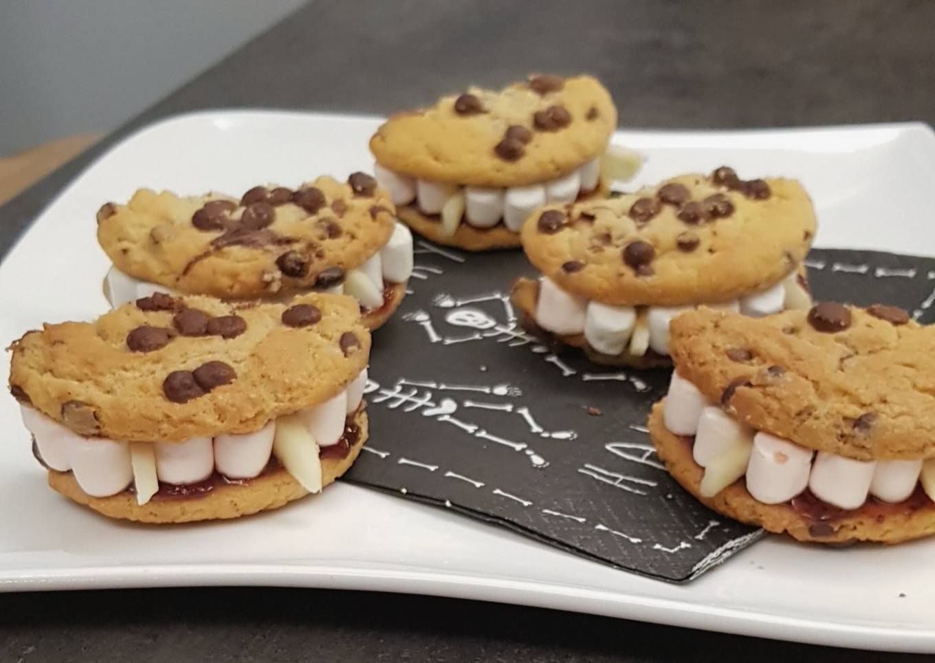 °Dentier croquant aux cookies et Chamallows °