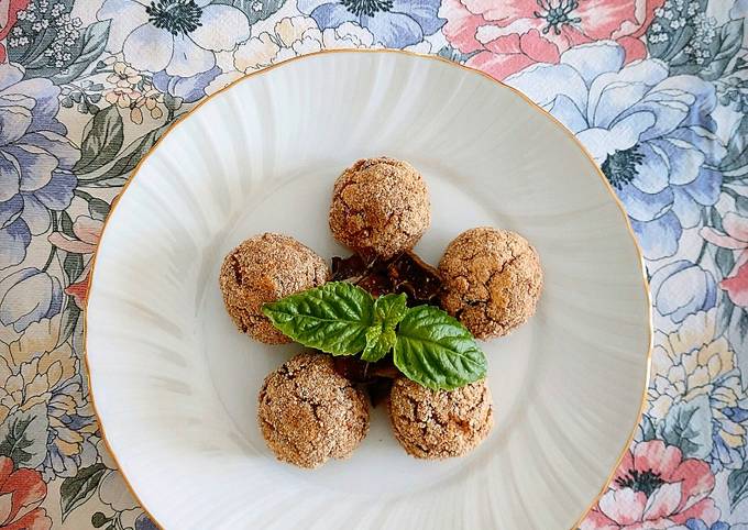 Polpettine di maiale con funghi