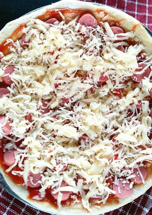 Foto resep Crispy thin crust pizza