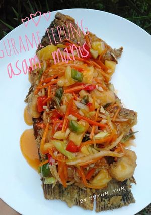 Foto resep Gurame Tepung Asam Manis