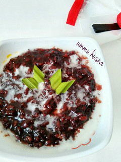 Foto resep bubur ketan hitam gurih manis