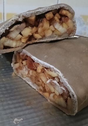 Una foto de Strudel de manzana y banana 🍎❤️