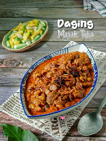 Cara Mudah Membuat Resep Daging masak Tuha Khas Kalsel yang Lezat Anti Ribet, Bisa Manjain Lidah