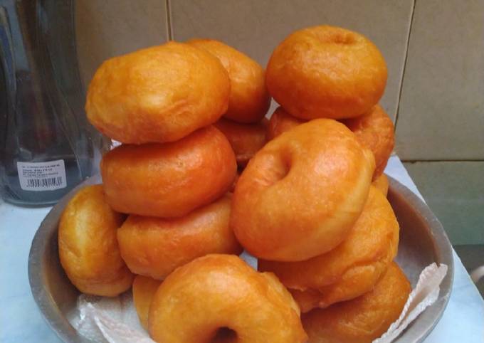 Donat kampung empuk lembut