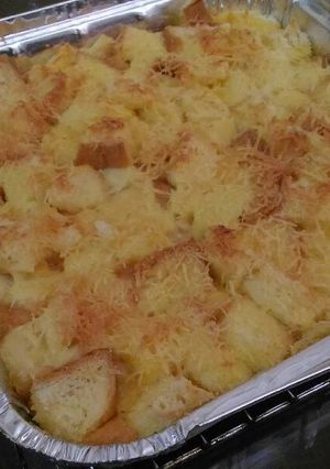 Foto resep Cheesy Bread Pudding