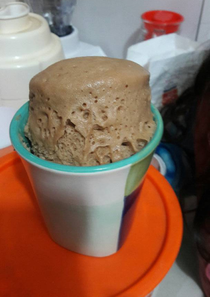 Una foto de Pan de nutella en tacita