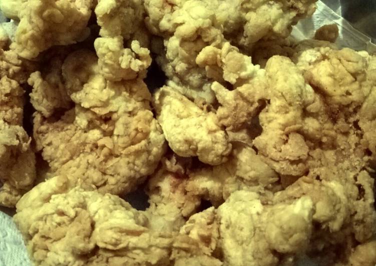Ayam Goreng Renyah Praktis / Simple Crispy Fried Chicken
