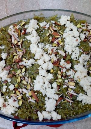 A picture of Lauki ka Halwa.
