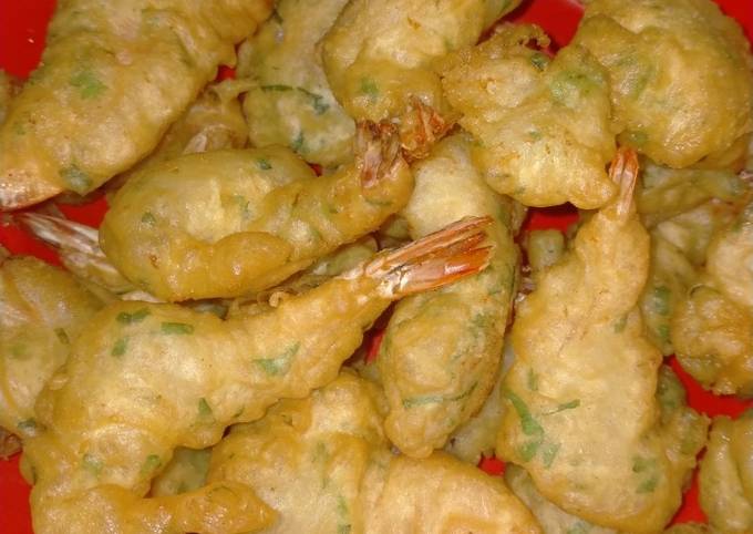 Udang goreng tepung siap saji