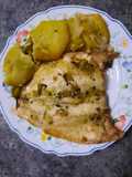 Lubina a la espalda