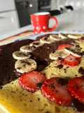 Pancake GIGANTE con Fragole, Banana e Cioccolato 🍓🍫🍌