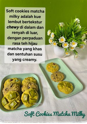 Foto resep Soft Cookies Matcha Milky