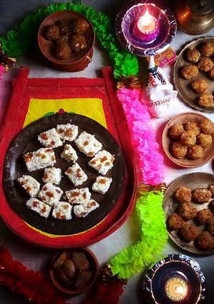 বোঁদের লাড্ডু(bonder ladoo recipe in bengali) রেসিপির প্রধান ছবি