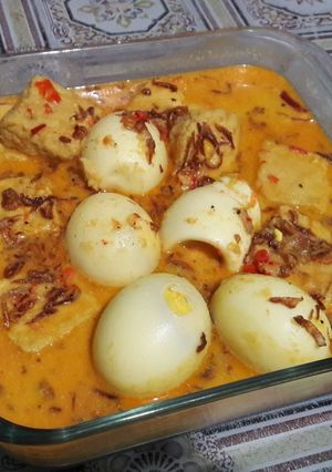 Foto resep Sayur kuning telur tahu