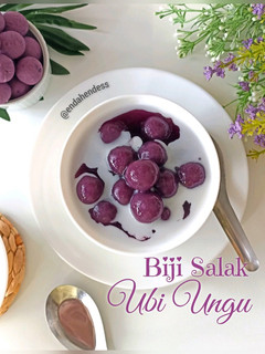 Foto resep Biji Salak Ubi Ungu