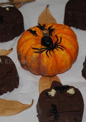 A picture of Tasty chocolate rice krispies.