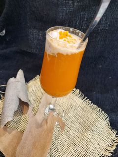 عکسی از دستور آب هویج بستنی