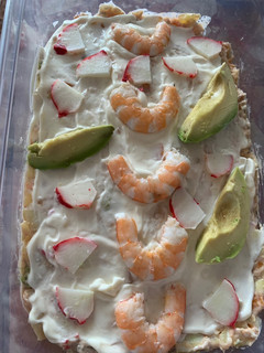 Una foto de Ensaladilla tropical 🏝 inventada por mua!! De aprovechamiento
