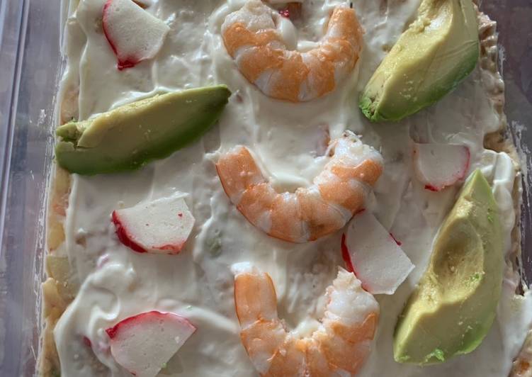 Ensaladilla tropical 🏝 inventada por mua!! De aprovechamiento