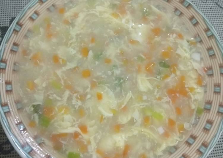 11 Resep: Vegetable egg drop sop Anti Ribet!
