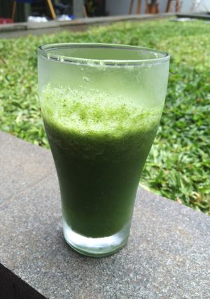 Foto resep Jus nanas bayam